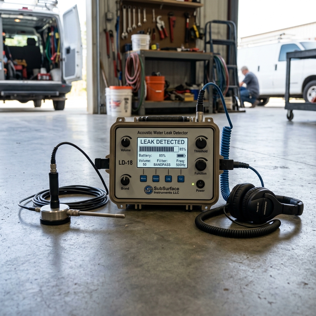 High resolution sewer inspection camera inspecting corroded sub-slab cast iron drain pipe